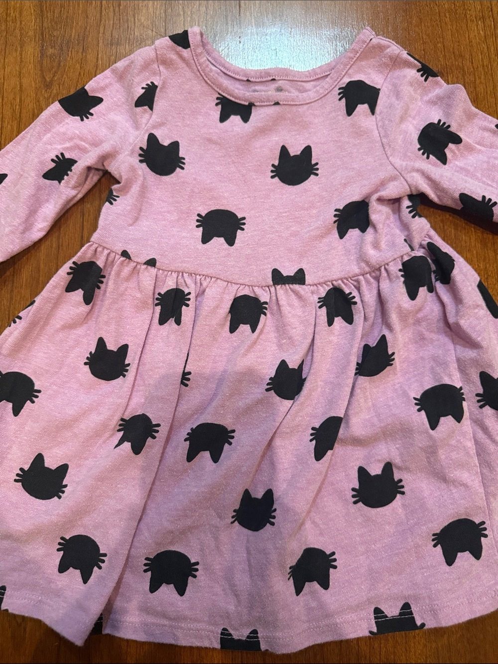 Cat and Jack Halloween Cat Long Sleeve Dress